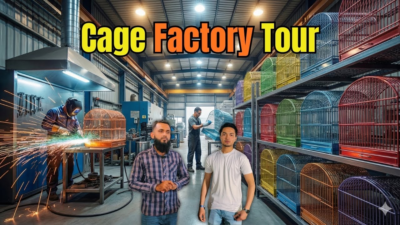Cage Factory Tour | High Quality Bird Cages Making Process | Nexus Birds Exclusive