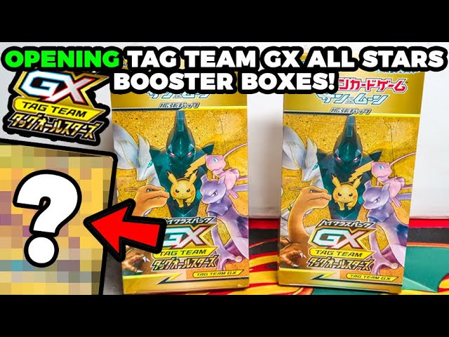 Opening Pokemon Tag Team GX All Stars Booster Boxes
