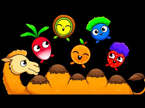 Alice The Camel Funky Fruits Baby Sensory - Funky Veggie's Dance Party! - Fun Video With Music!