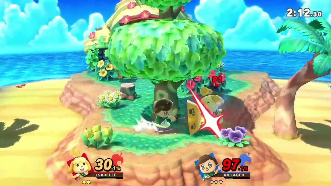 AC Child Catfight Battle - Isabelle vs Villager 