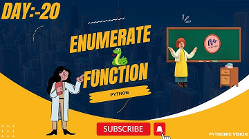 Python Enumerate Function  || Basic Programs || Day:-20 || 2024