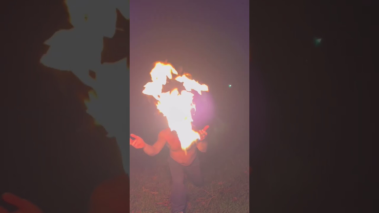 Viking Fire Dance in the Swamps of South Arkansas