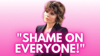 Lisa Rinna Slams RHOBH and Bravo! "Shame On Everyone!" #rhobh