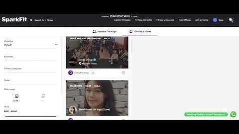 SparkFit Demo - Y Combinator