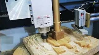 CNC copy shaper machine for making cutting boards