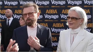 Interview with Anni-Frid Lyngstad & Björn Ulvaeus  - ᗅᗺᗷᗅVoyage Premiere in London  - 26.05.2022