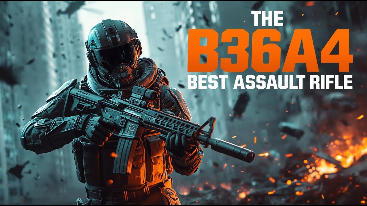 The B36A4 BEST ASSAULT rifle in BATTLEFIELD 6