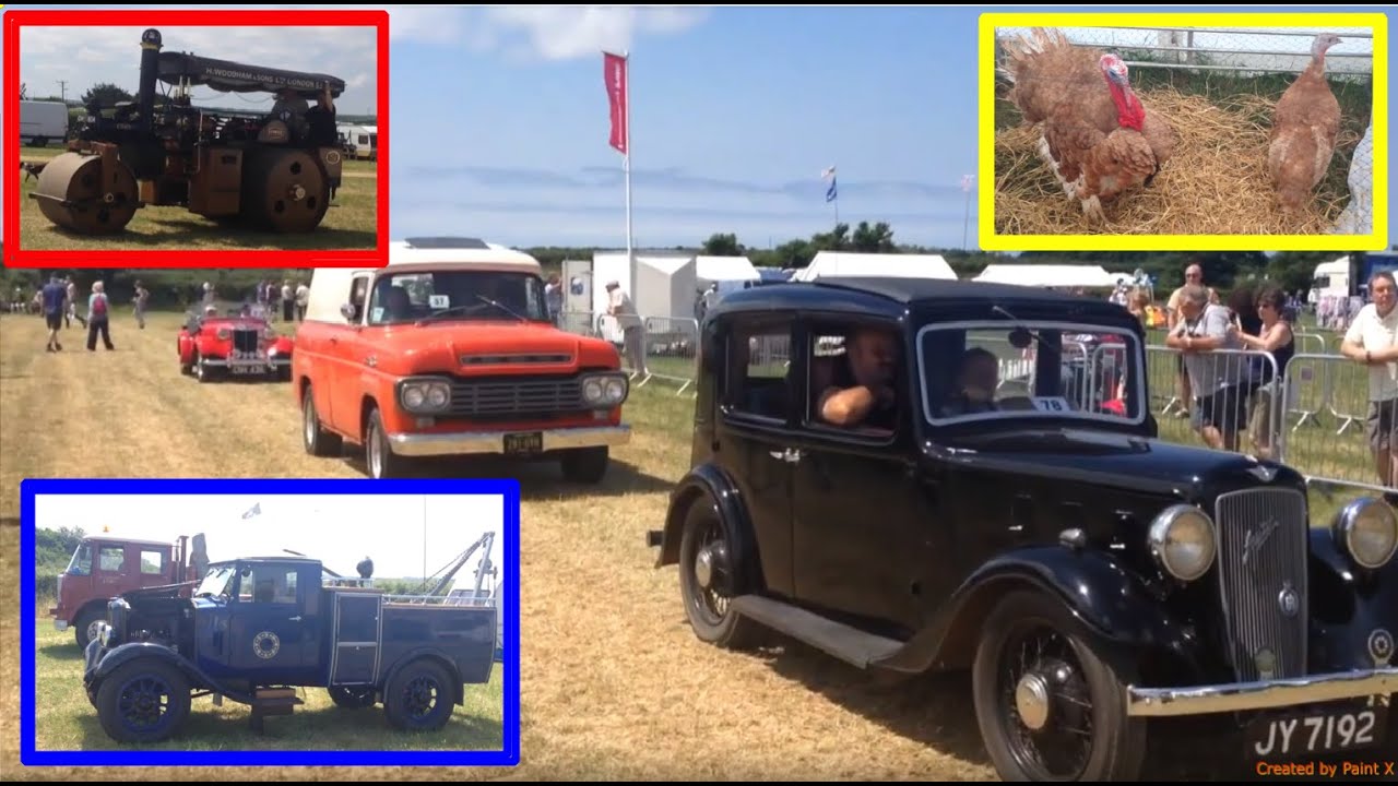 Vintage Car Rally Cornwall 2018 - YouTube
