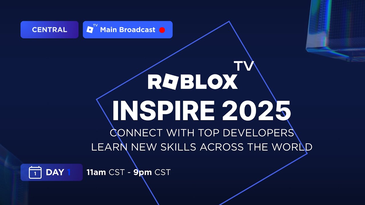 Inspire 2025 On ROBLOX TV Connect With Top Developers Learn Skills 