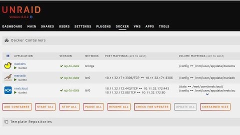 Create your own Cloud like OneDrive, Google Drive on Unraid
