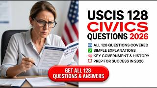 2026 US Citizenship Test Official 128 Civics Questions and Answers Full Practice Exam