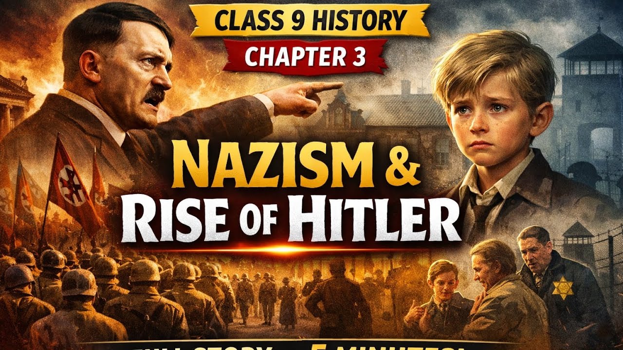 Nazism and the Rise of Hitler | Class 9 History Chapter 3 | Story Based Rapid Revision