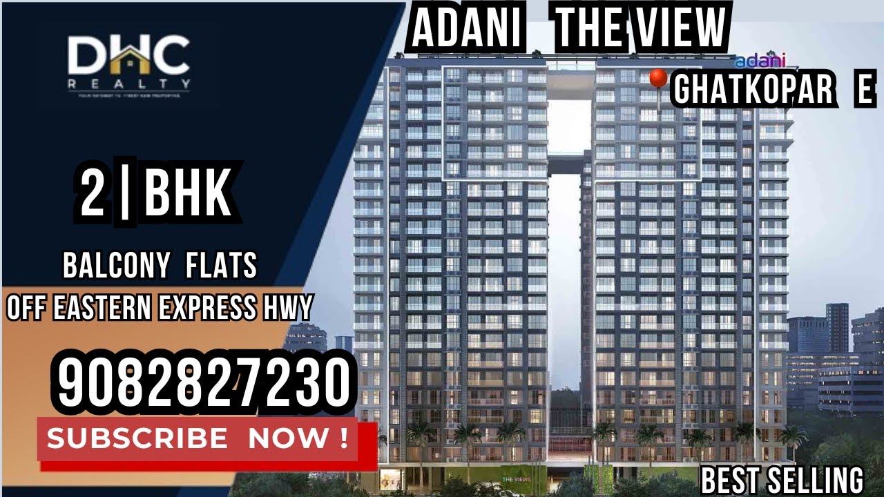 Adani The Views Ghatkopar, Mumbai | 2 BHK Balcony Flat Tour | 