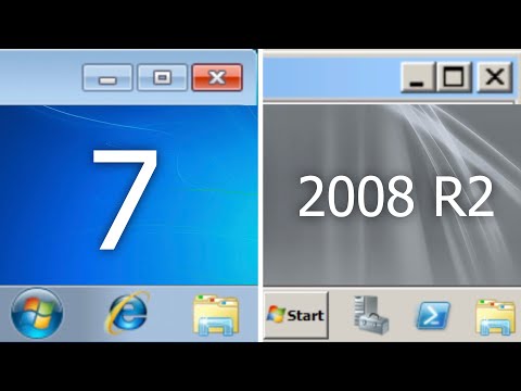 Windows 7 vs Server 2008 R2!