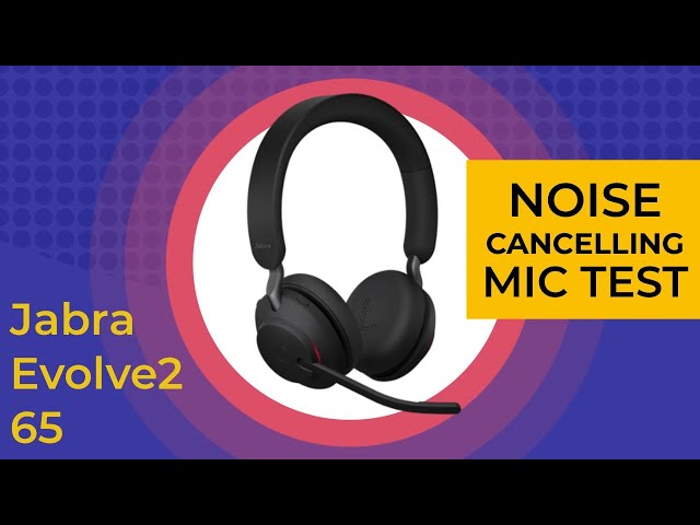 Comparing the new Jabra Evolve2 65 to the Evolve 65 (with mic test!) 