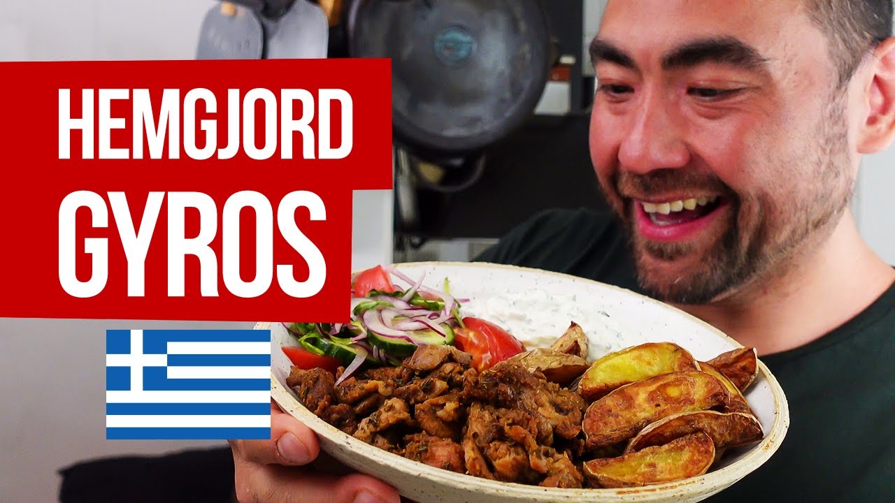 Hemgjord gyros som blir riktigt god