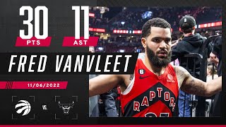 Fred VanVleet drops SECOND 30-PT, 10+ AST double-double of his CAREER 💯