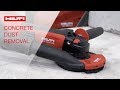 HOW TO set up the Dust Removal System on Hilti Grinders