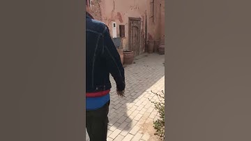 Arriving at the artisan workshop in Tameslohte, Morocco