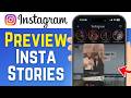 How To Preview Someone's Instagram Story - Instagram Plus!