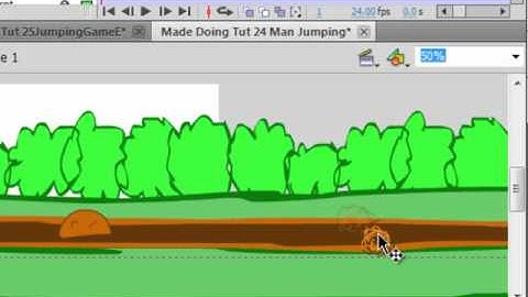 Flash CS5 Tutorial 25 The Jumping Game.avi