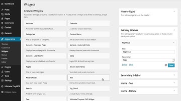 How to Add Widgets to Your Sidebar in WordPress (WordPress Basics 19 of 33)