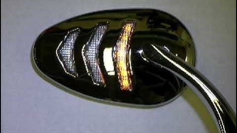 LED Sequential Motorcycle Turn Signal Mirrors