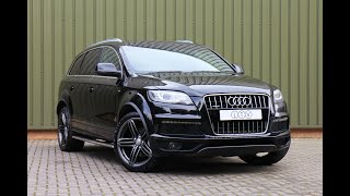 2014/14 Audi Q7 3.0 TDI V6 S line Plus Tiptronic quattro  £8,800 of options  pan roof & BOSE sound