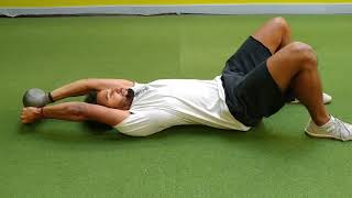 Kettlebell Supine Shoulder Flexion
