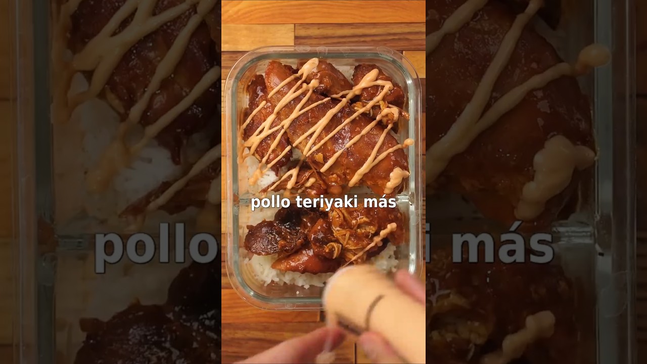 Meal prep de pollo de teriyaki