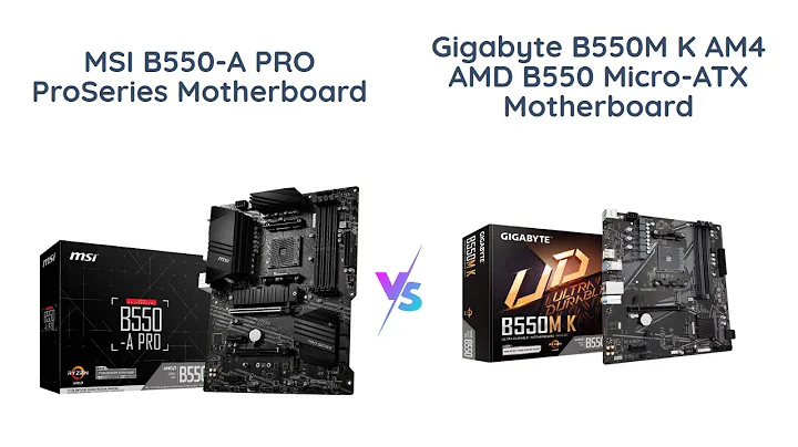 Episches Motherboard-Duell: MSI B550-A PRO vs GIGABYTE B550M K