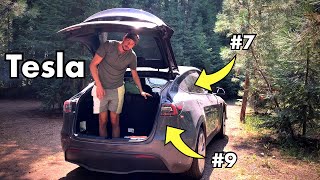 Camping in a Tesla Model Y - Top Tips and Accessories