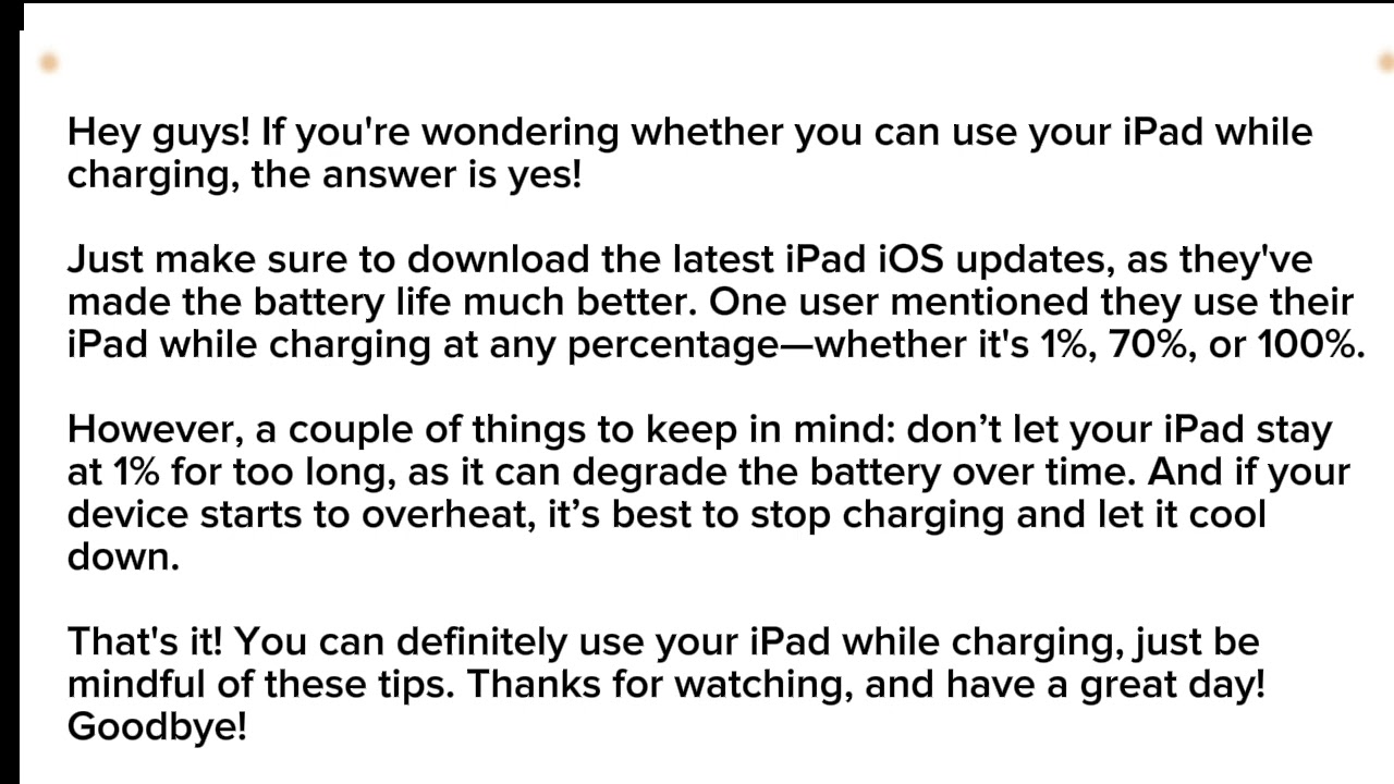 Can You Use Your IPad While Charging YouTube Can You Use Your IPad While Charging YouTube