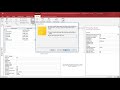 MS Access 2016 - Create Simple Database