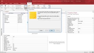 MS Access 2016  Create Simple Database