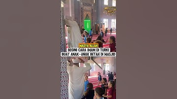 Begini cara Imam Masjid di Turki memakmurkan masjidnya #imam #masjid #muslimpulsee