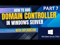 How to make a windows server domain controller? | PART 7 | ADDS | Active directory domain services