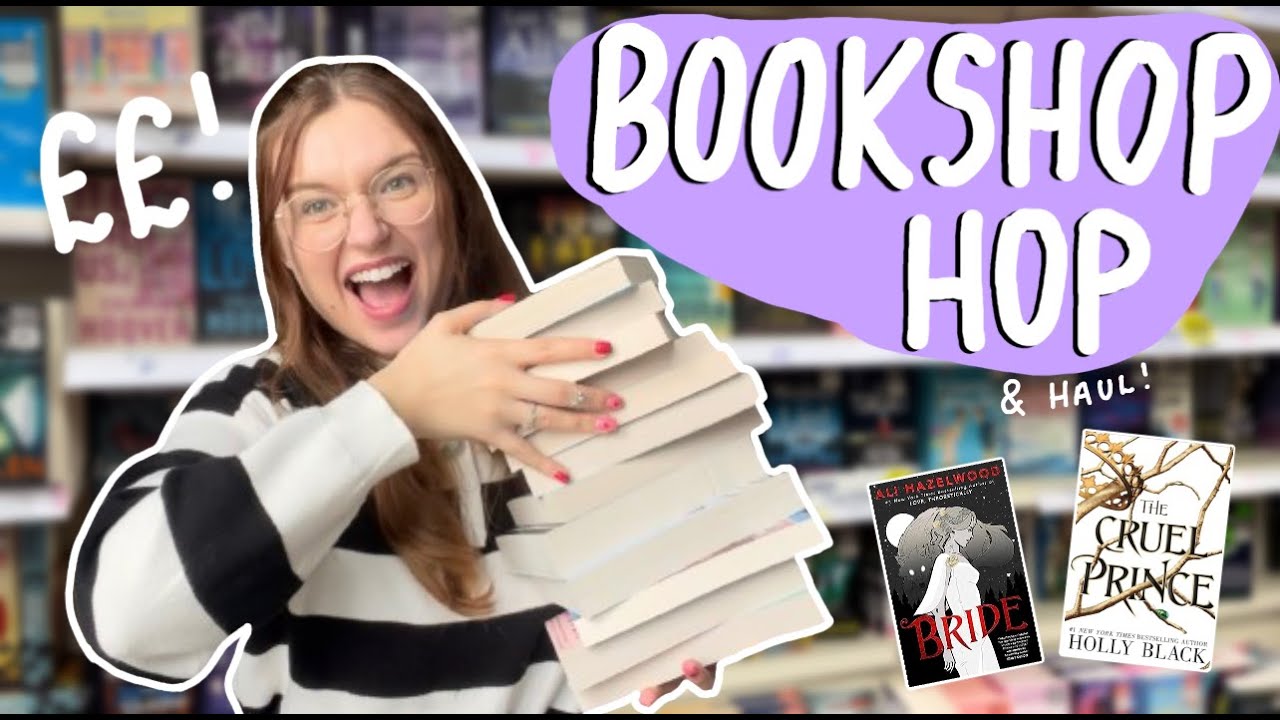 let's go bookshop hopping! 🤭📚🛍 (hitting the works, whsmith, and book haul!)