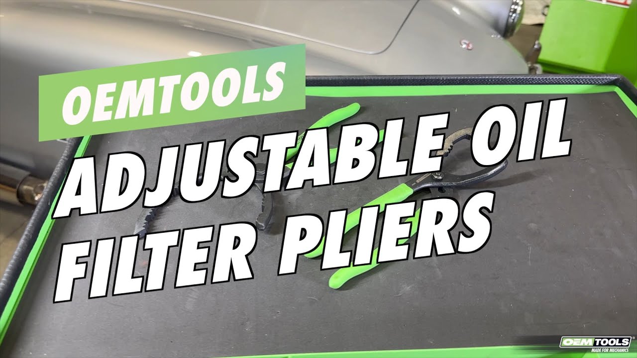 OTC 4561 Heavy Duty Oil Filter Pliers - 3-3/4" To 7" Capacity