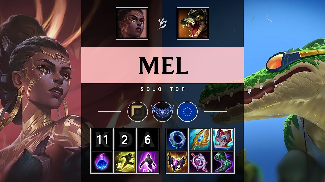 Mel Top vs Renekton - EUW Diamond Patch 25.08