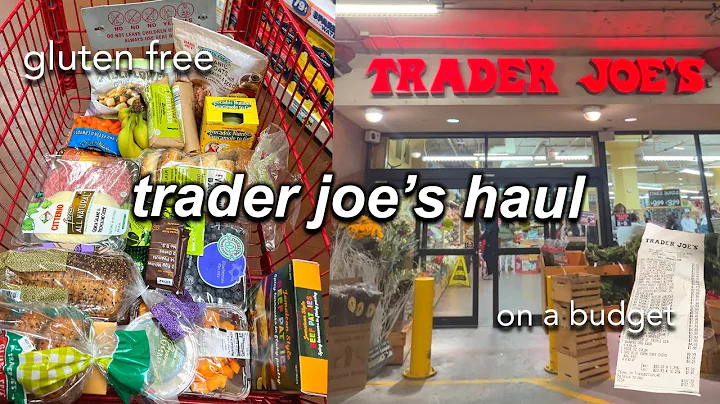 gluten free TRADER JOE'S haul on a budget !!