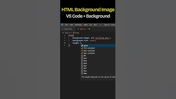 HTML에 배경 이미지를 추가하는 방법