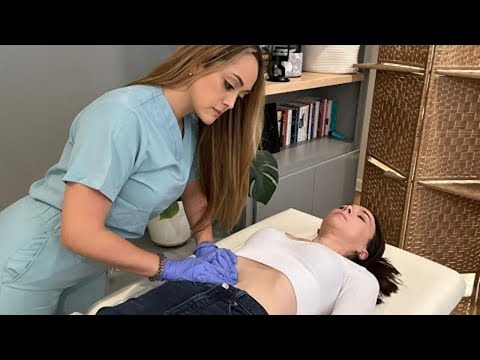 ASMR Medical Exam: DETAILED Abdominal Examination