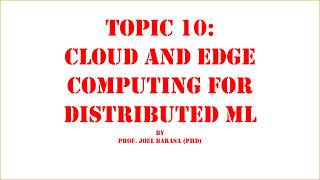 DEPLOYING A DISTRIBUTED MODEL TO AN EDGE DEVICE