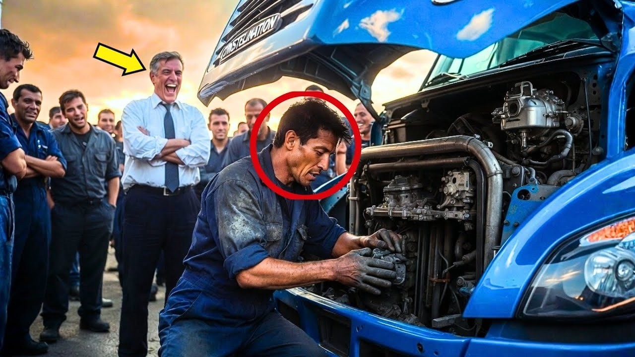 ¡TENÍA 5 HORAS PARA SALVAR SU TRABAJO…PERO LO QUE DESCUBRIÓ DEBAJO DEL CAMIÓN CAMBIÓ TODO!