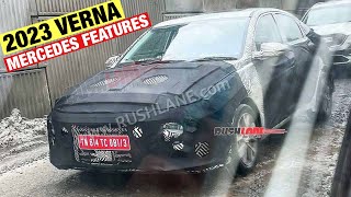 2023 Hyundai VERNA New Feature New Look Launch Date Price 😍😍 | ADAS MERCEDES FEATURES DUAL DISPLAY