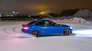 When a BMW M2 Finds a Snowy Parking Lot...