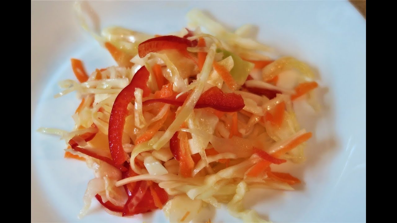 КАПУСТНЫЙ САЛАТ С ОВОЩАМИ