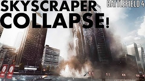 Battlefield 4 Beta skyscraper collapse