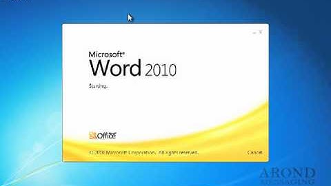 Using Word 2010 - Work with Context Menus